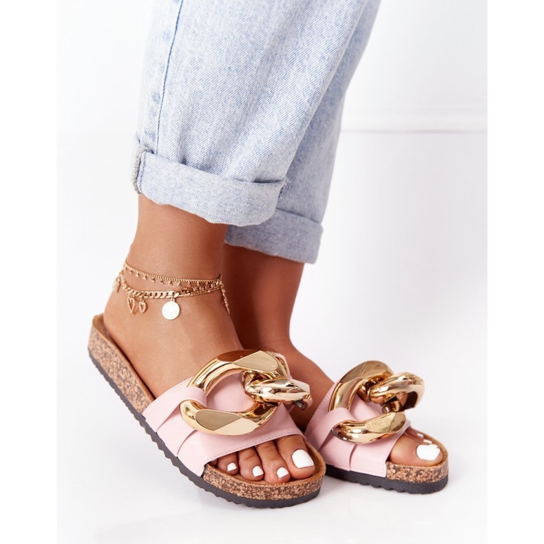 Pinke Flip-Flops mit Kette Pink Last Dance rosa 1