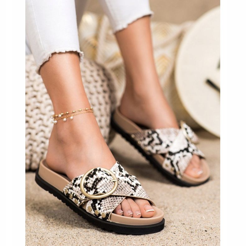 Renda Lässige Hausschuhe mehrfarbig 1