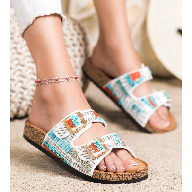 Seastar Modeperlen Hausschuhe mehrfarbig 1