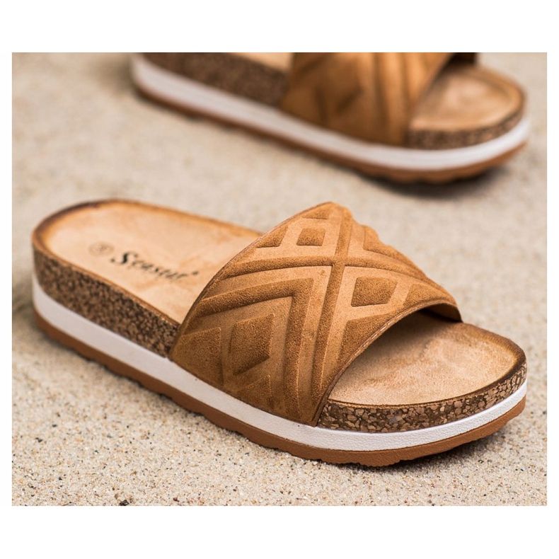 Seastar Klassische Hausschuhe aus Wildleder braun 2