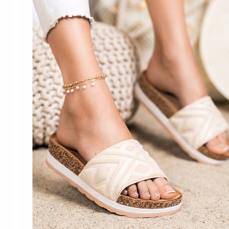 Seastar Klassische Hausschuhe aus Wildleder beige 1