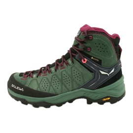 Salewa Ws Alp Trainer 2 Mid Gtx W 61383-5085 Trekkingschuhe schwarz grün 1