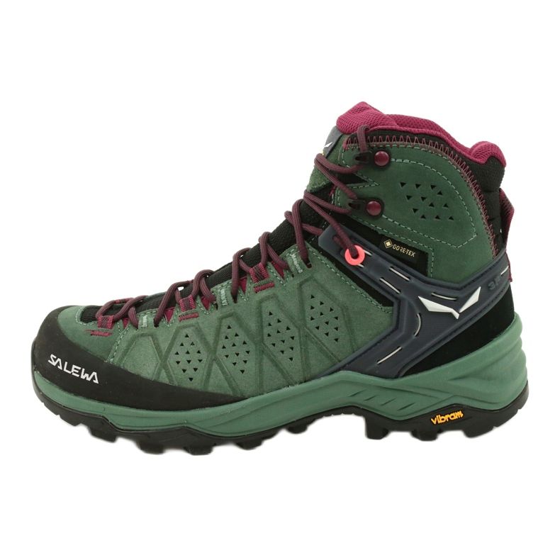 Salewa Ws Alp Trainer 2 Mid Gtx W 61383-5085 Trekkingschuhe schwarz grün 1