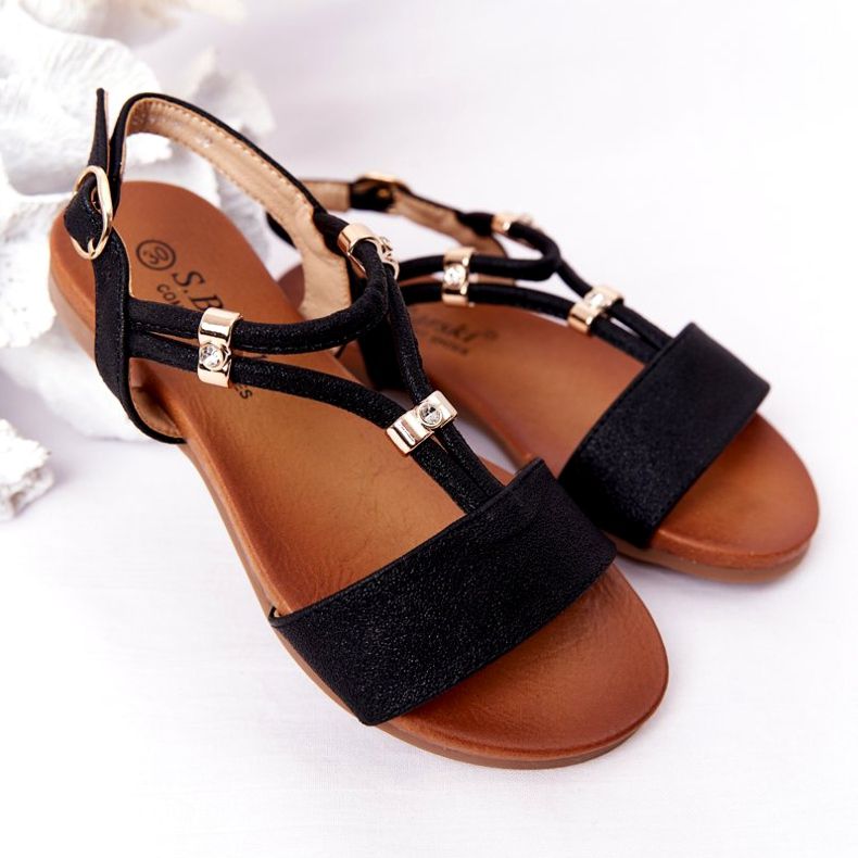 S.Barski Kindersandalen S. Bararski Comfort Schwarz 1