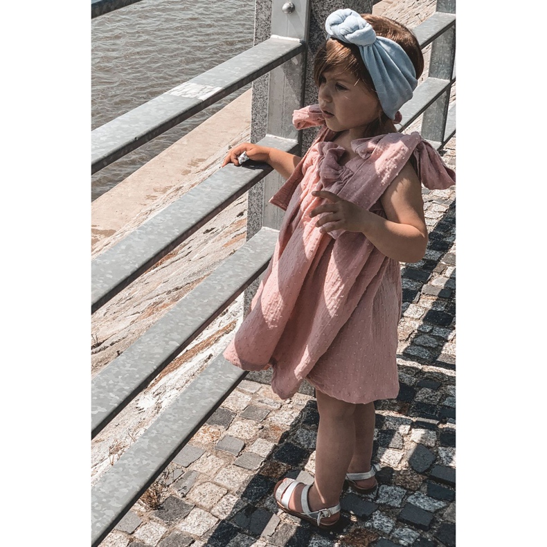 Silberne Natalie Shiny Sandalen für Kinder 4