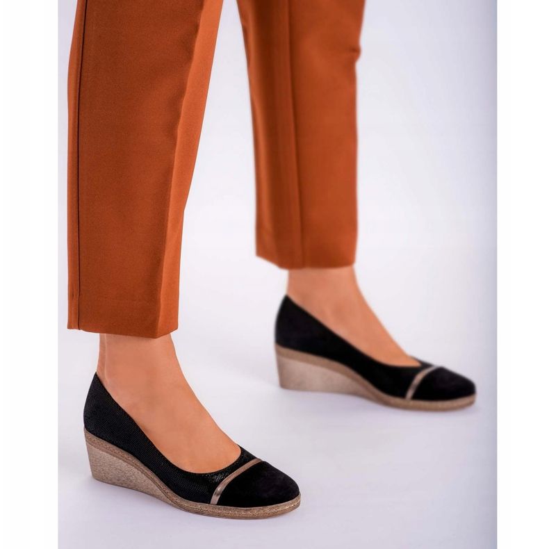 Marco Shoes Schuhe 1205P Marco auf dem Keil schwarz 2