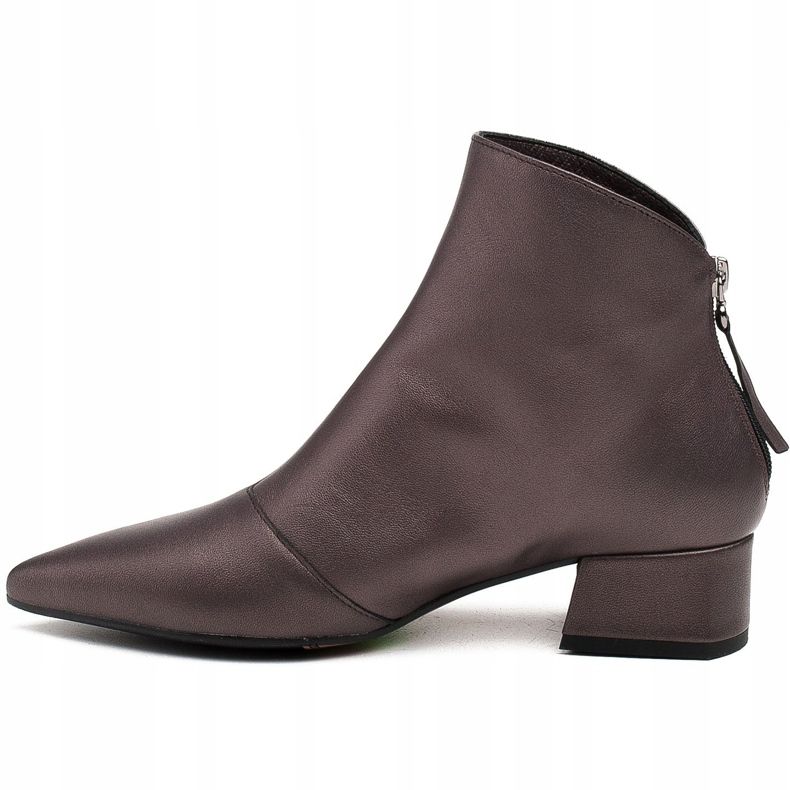 Marco Shoes Marco 1288B Stiefel mit niedrigem Absatz aus Leder braun 2