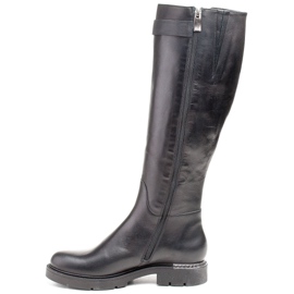 Marco Shoes Schwarze 1340K Stiefel mit Metalldetails 2