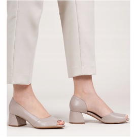 Marco Shoes Ledersandalen beige 1505P 1