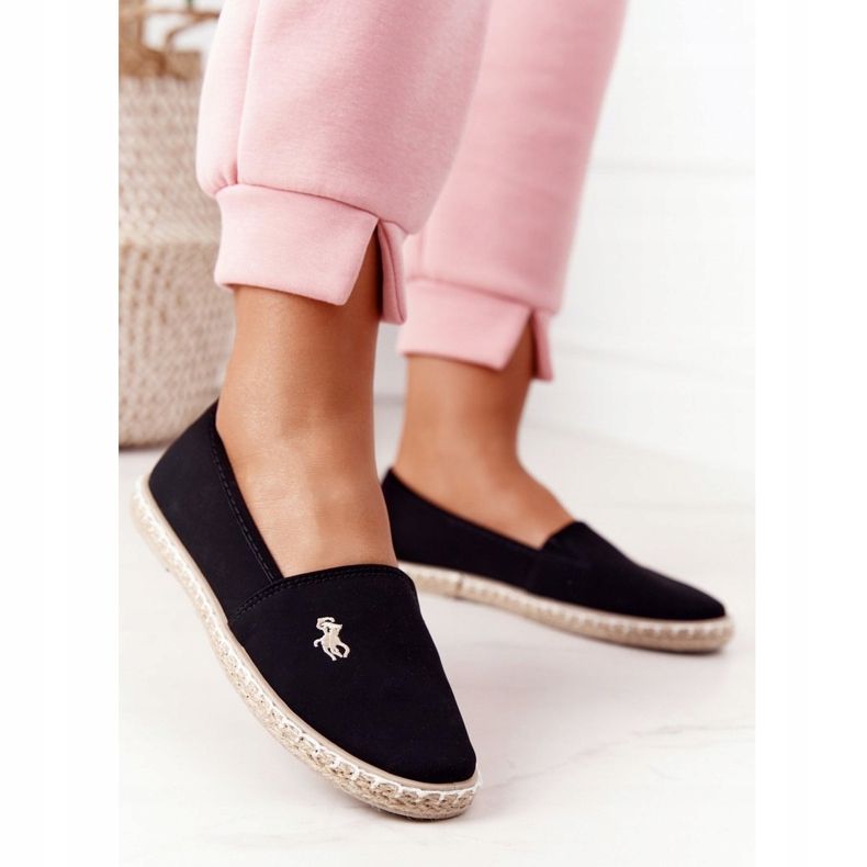 NEWS Damen Espadrilles Schwarz Reyna 2