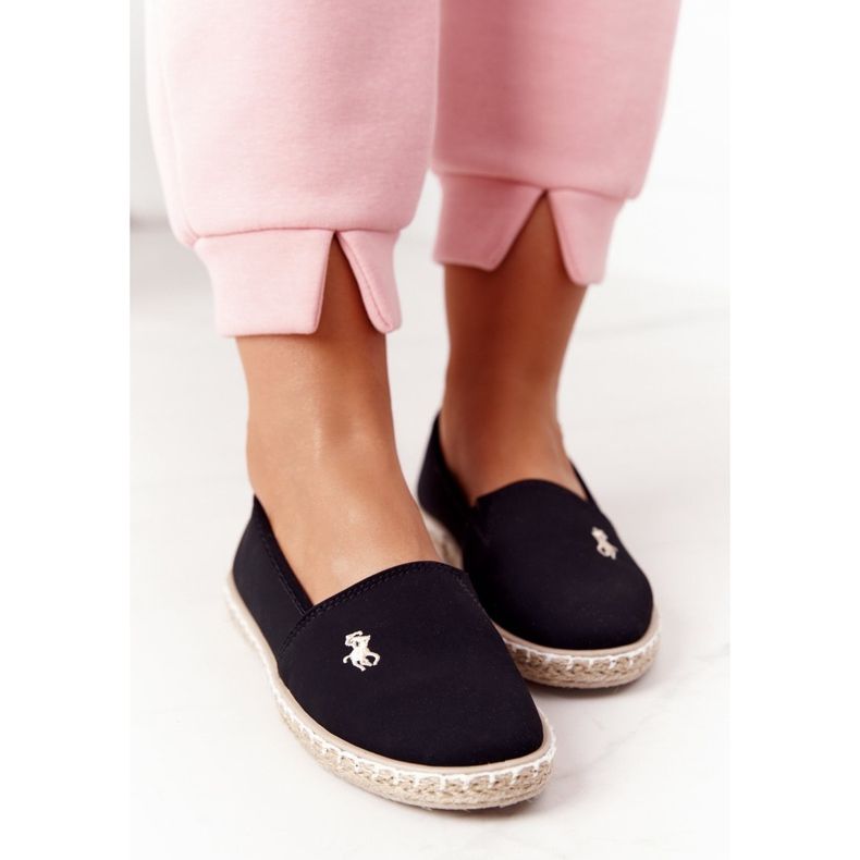 NEWS Damen Espadrilles Schwarz Reyna 1
