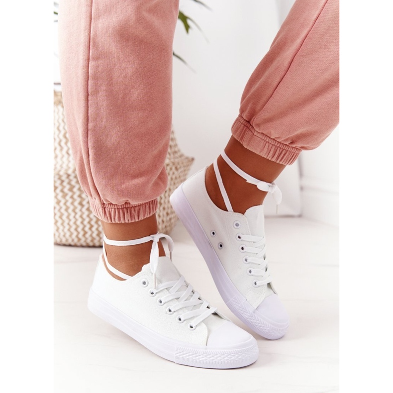 Klassische Sneakers für Damen Weiß Omerta 1