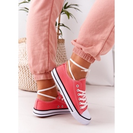 Klassische Omerta Coral Sneakers für Damen rot 6