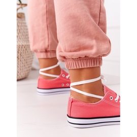 Klassische Omerta Coral Sneakers für Damen rot 7