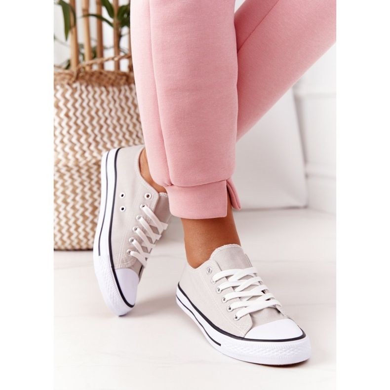 Klassische Sneakers für Damen Grau Omerta 2