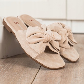 Seastar Stilvolle beige Hausschuhe 1