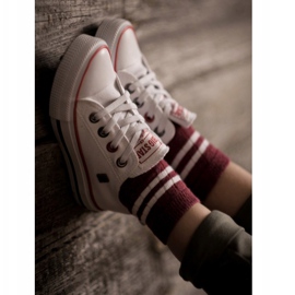 Klassisch niedrige Sneakers für Kinder Big Star HH374089 Weiß 1