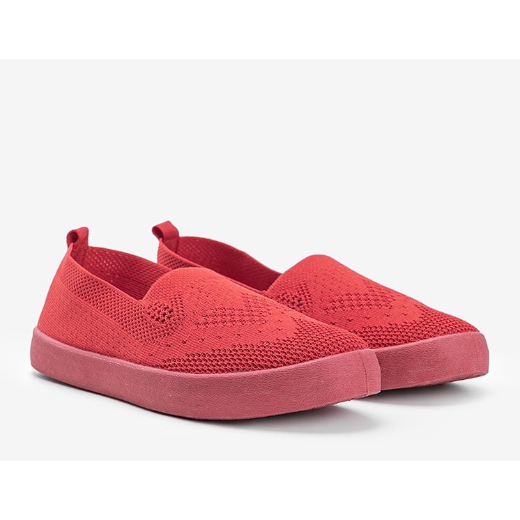 Moab Rote durchbrochene Slip-On-Sneakers 1