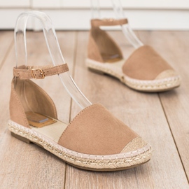 Kayla Beige Espadrilles mit Schnalle 1