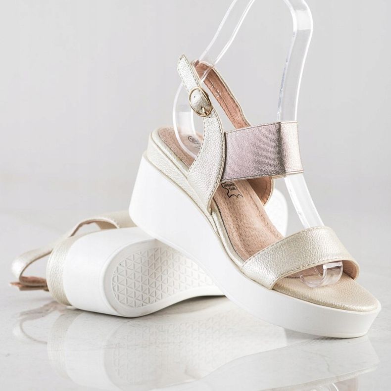 Weide Gold Fashion Sandalen golden 1