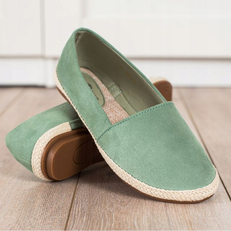 Marquiz Klassische Espadrilles grün 1