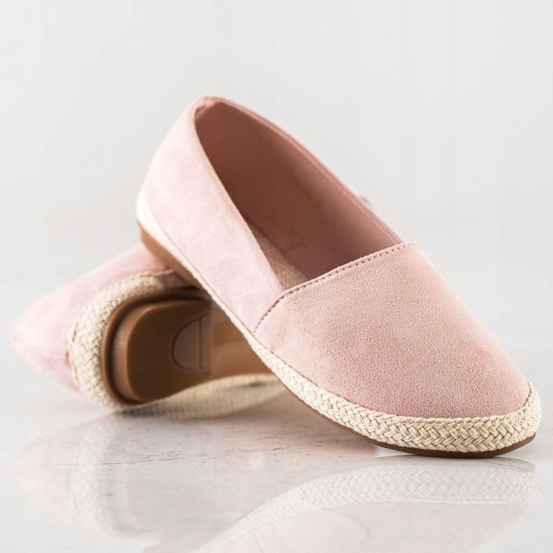 Marquiz Klassische Espadrilles rosa 1