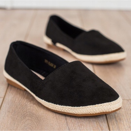 Marquiz Klassische Espadrilles schwarz 1
