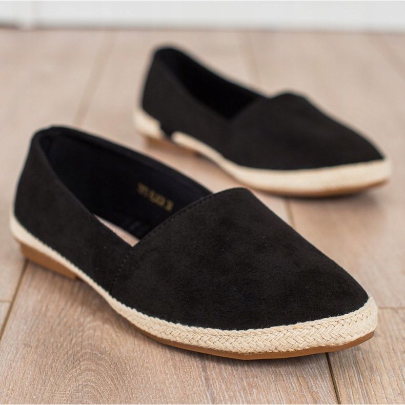 Marquiz Klassische Espadrilles schwarz 1