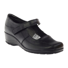 Pumps auf dem Keil Naturleder Angello 371 schwarz 1