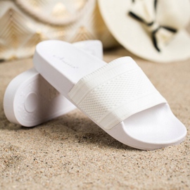 Anesia Paris Bequeme Flip-Flops weiß 1