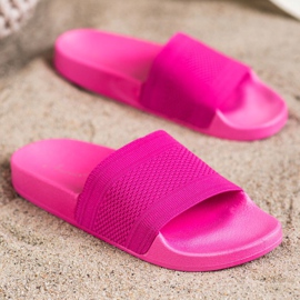 Anesia Paris Bequeme Flip-Flops rosa 1