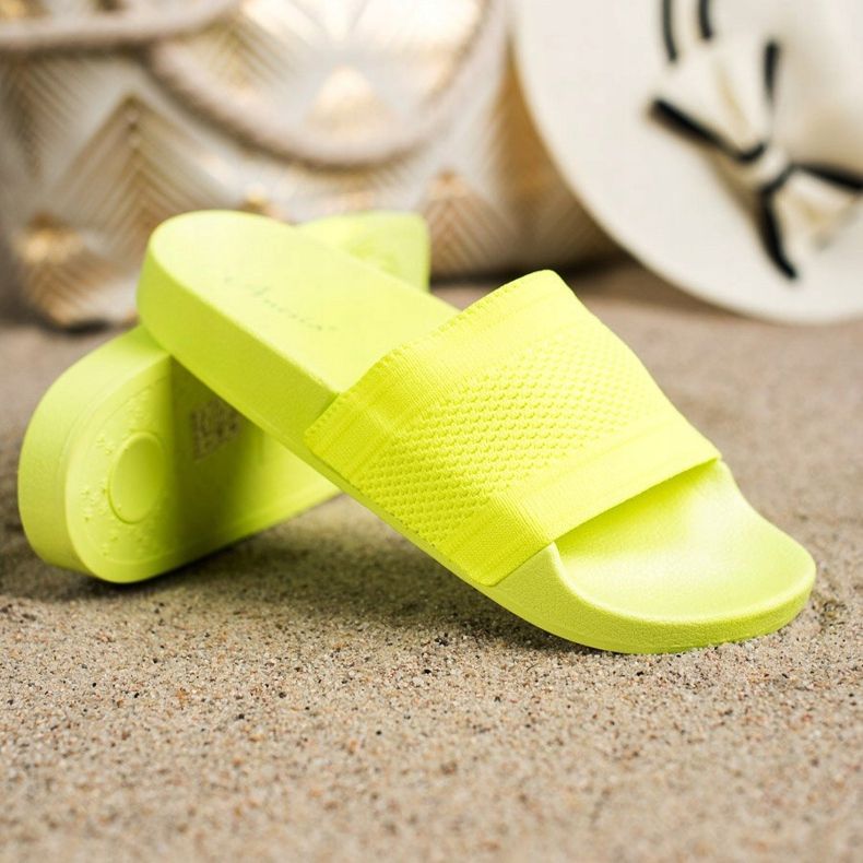 Anesia Paris Bequeme Flip-Flops gelb 1