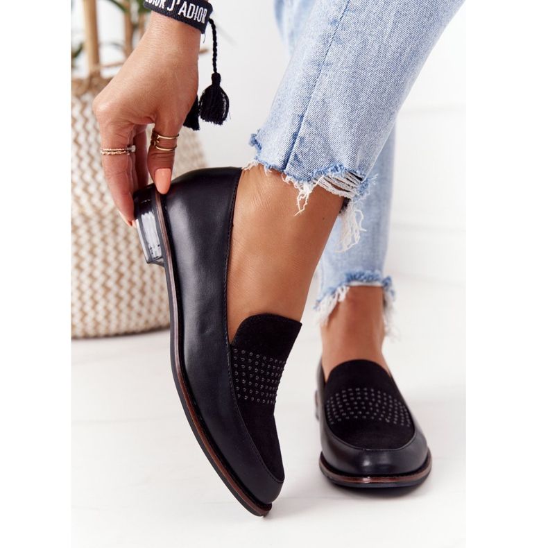 Damen Loafer Sergio Leone PB255 Schwarz 2