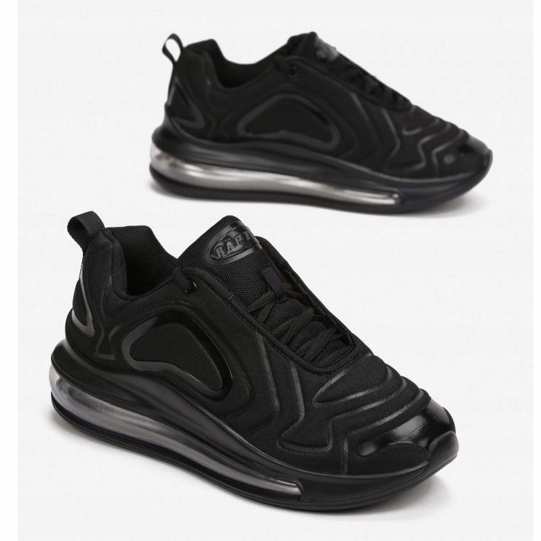 Damen Sportschuhe Sneakers Schwarz Rapter 1