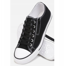 Damen Sneaker mit Reißverschluss Schwarz Malani 1