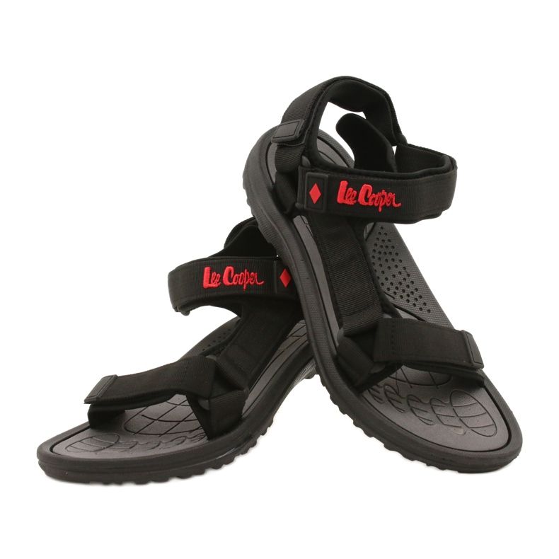 Herrensandalen Lee Cooper LCW-21-34-0190M schwarz 3