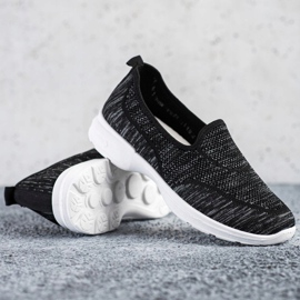 SHELOVET Durchbrochene Sportschuhe schwarz 1