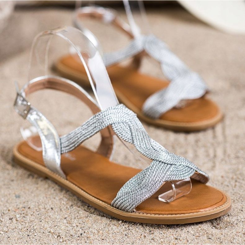 Nio Nio Silberne Sandalen 1
