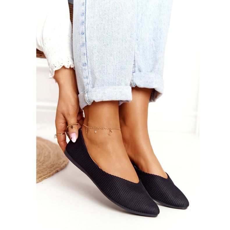 Zarte Ballerina In Spitz Vinceza 2187 Schwarz 3