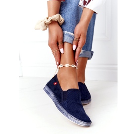 Durchbrochene Espadrilles Big Star HH276004 Marineblau 2