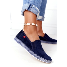 Durchbrochene Espadrilles Big Star HH276004 Marineblau 1