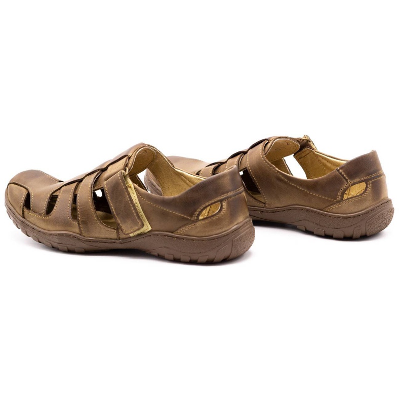 Polbut Herren durchbrochene Schuhe 237 für den Sommer braun 1