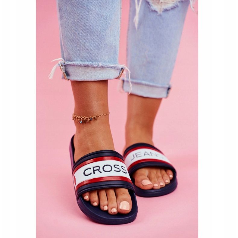 Damen Slipper Cross Jeans Marineblau FF2R4160C 2