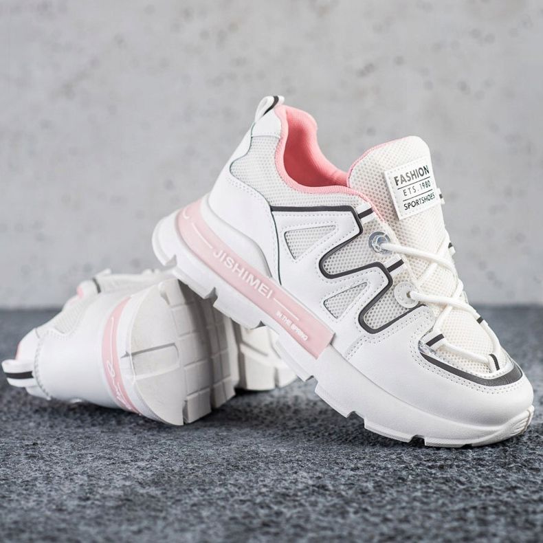 SHELOVET Weiße Mode-Turnschuhe 1