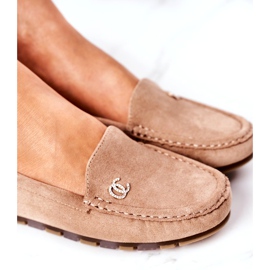 PS1 Damen Wildleder Loafer Hellbraun Madelyn beige 5