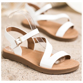 Cm Paris Lässige Sandalen mit Öko-Leder weiß 1