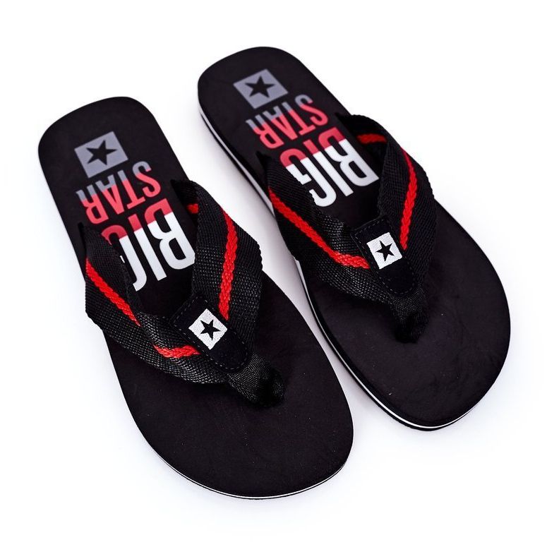 Herren Flip-Flops Big Star FF174479 Schwarz 1