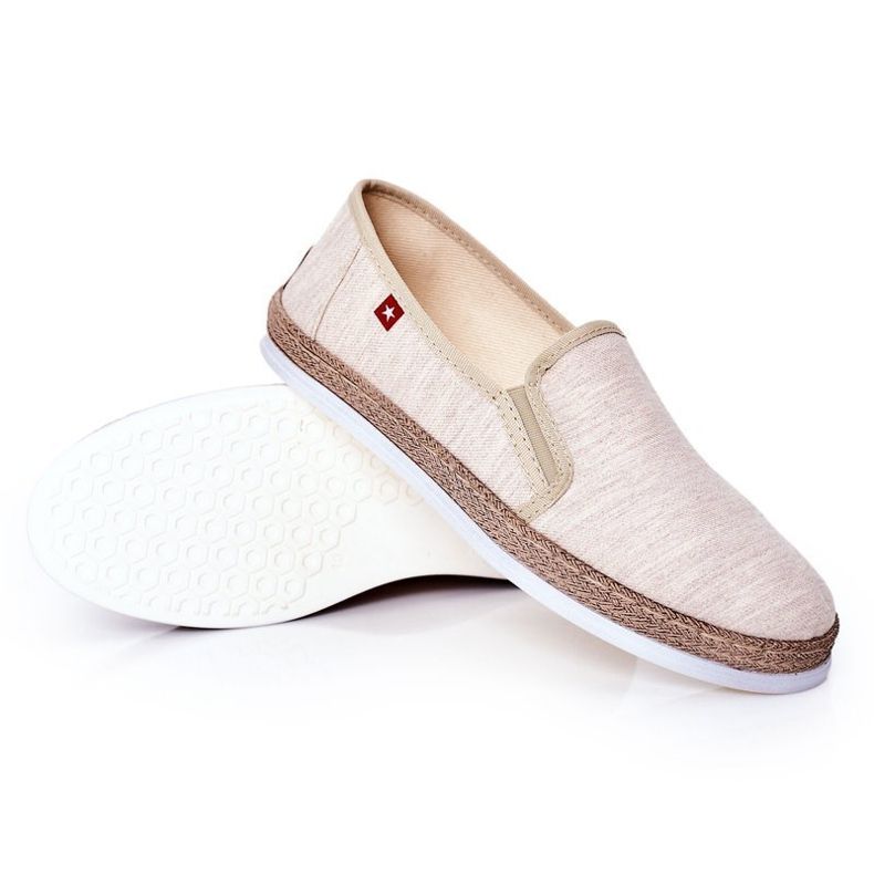 Herren Espadrilles Big Star HH176001 Beige 1