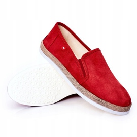 Herren Wildleder Espadrilles Big Star HH176007 Rot 1
