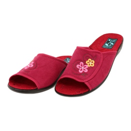 Damenhausschuhe Adanex 24625 rot 3